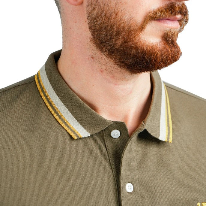 Men's Classic Slim Fit Polo with Signature Embroidery