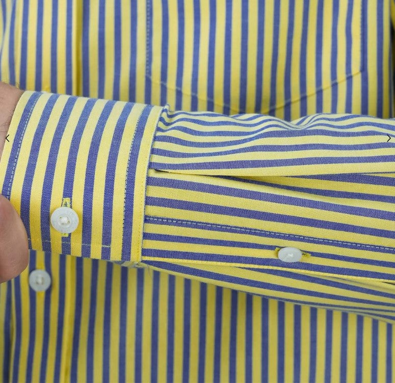 Men's Wrinkle-Free Long Sleeve Cotton Oxford Shirt