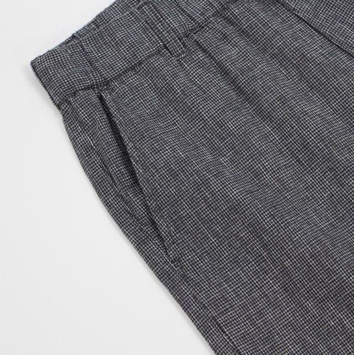 Men's Shorts Linnen/Cotton Plan Wave Low Rise Slim Triple Elastic Wrest Bermuda