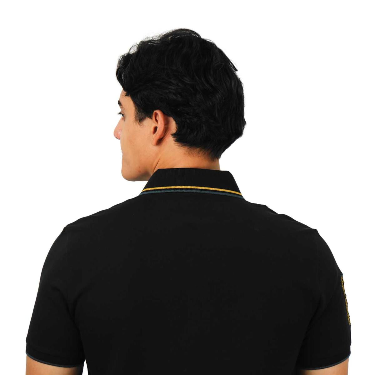 Men's Slim Fit Cotton Short Sleeve Napoleon Polo