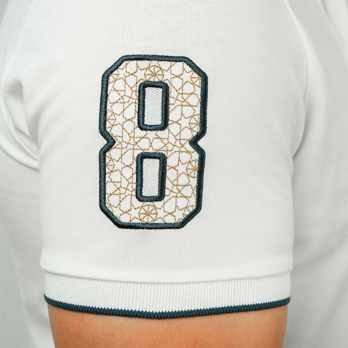 Men's Slim Fit Cotton Short Sleeve Napoleon Polo