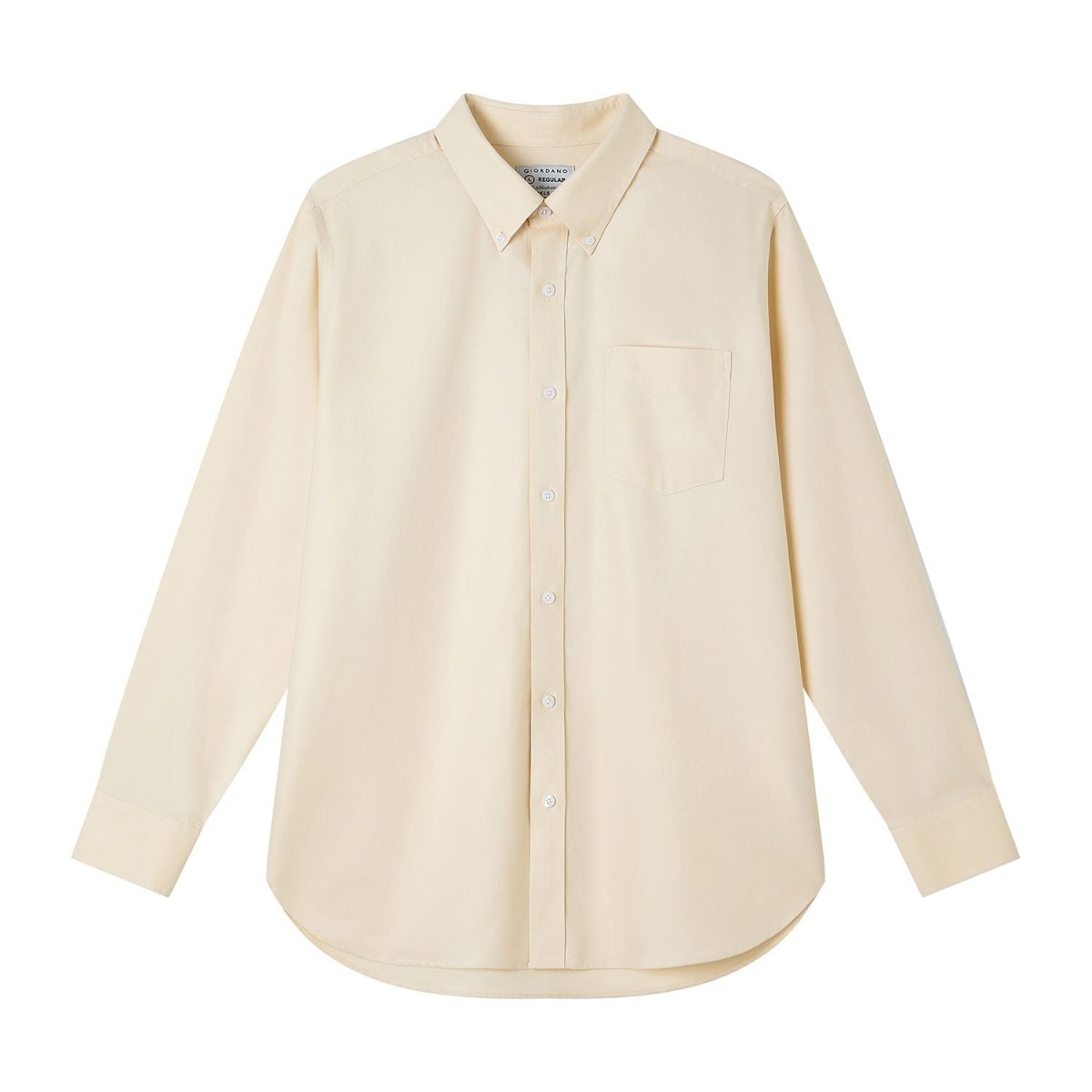 Men’s Cotton Long-Sleeve Wrinkle-Free Shirt