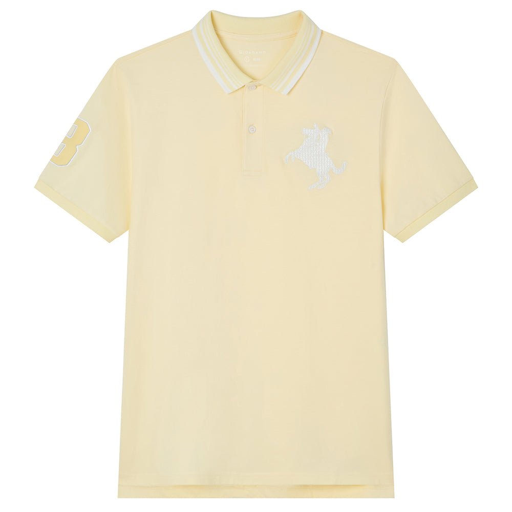 Men's Slim Cotton Lycra Napoleon Polo