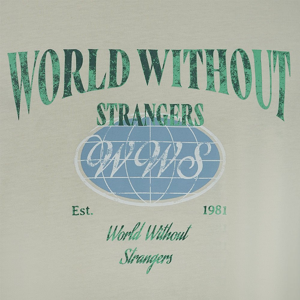 Men Slim World Without Strangers Tee