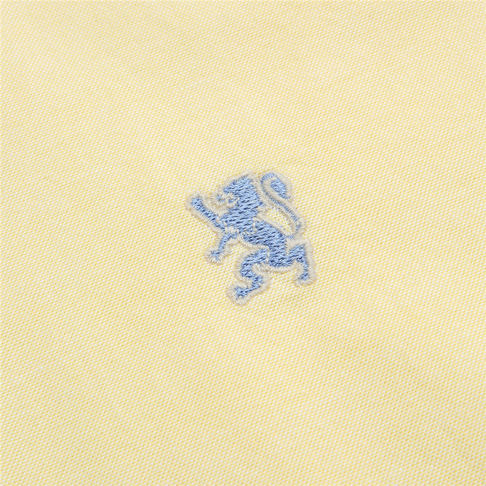 Men's Cotton Slim Oxford Shirt With Embroidery