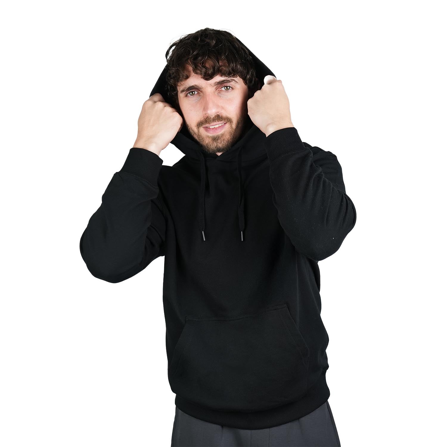 Men's Relaxed Fit French Terry Hoodie Sweatshirt