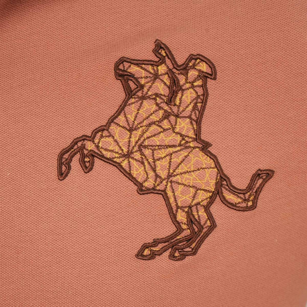 Men's Slim Fit Cotton Short Sleeve Napoleon Polo