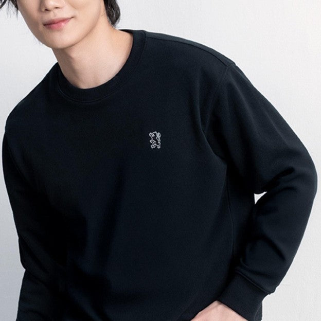 Men’s French Terry Crew Neck Relaxed Fit Sweatshirt