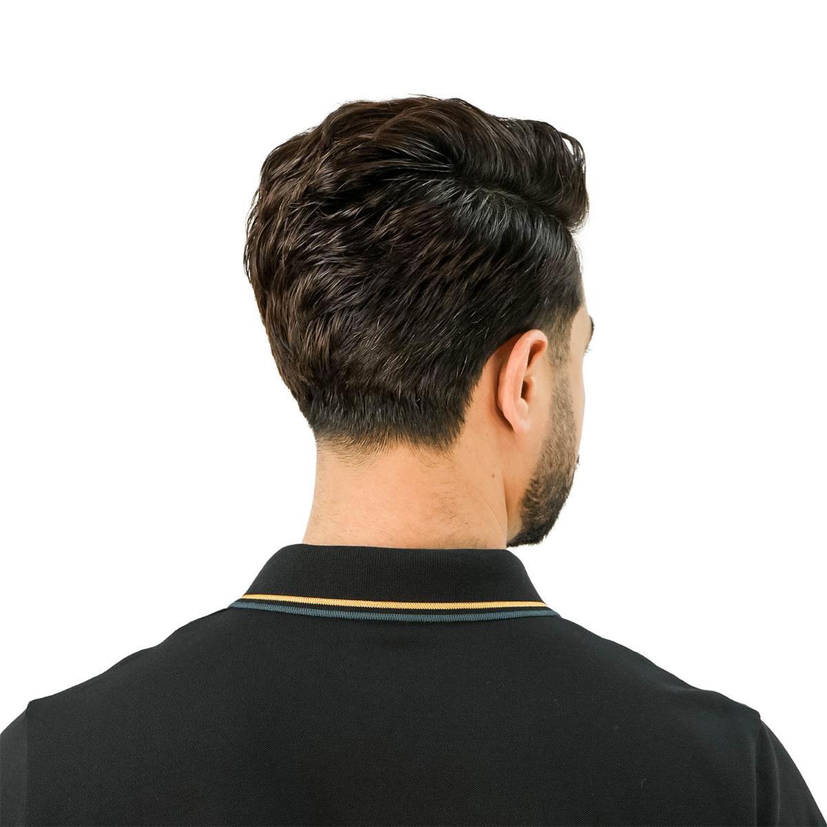 Men's 3D Lion Polo: Slim Fit, Bold Embroidery, Premium Pique