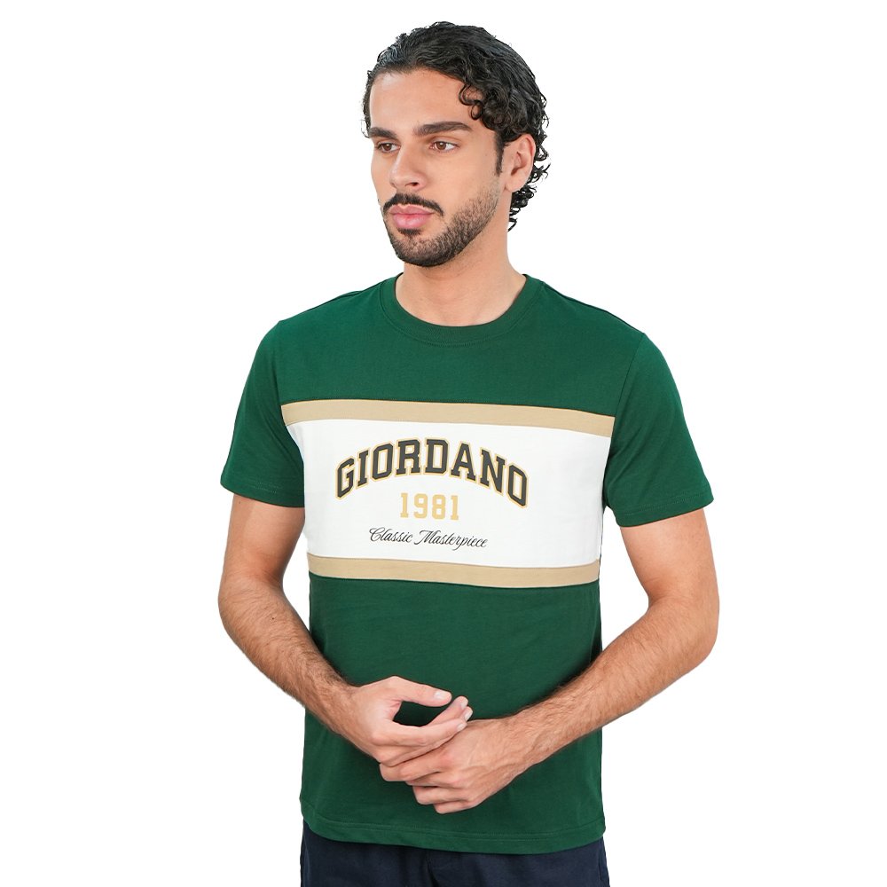 Men's Slim Cotton Heritage Colorblock Tee