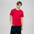 Men's Slim Cotton Crew Neck Printed Tee