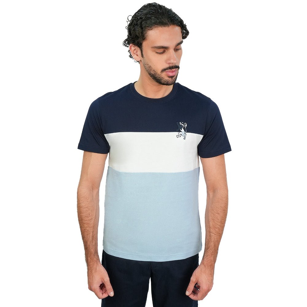 Men's Relaxed Interlock Crew Neck Tee With Embroidery