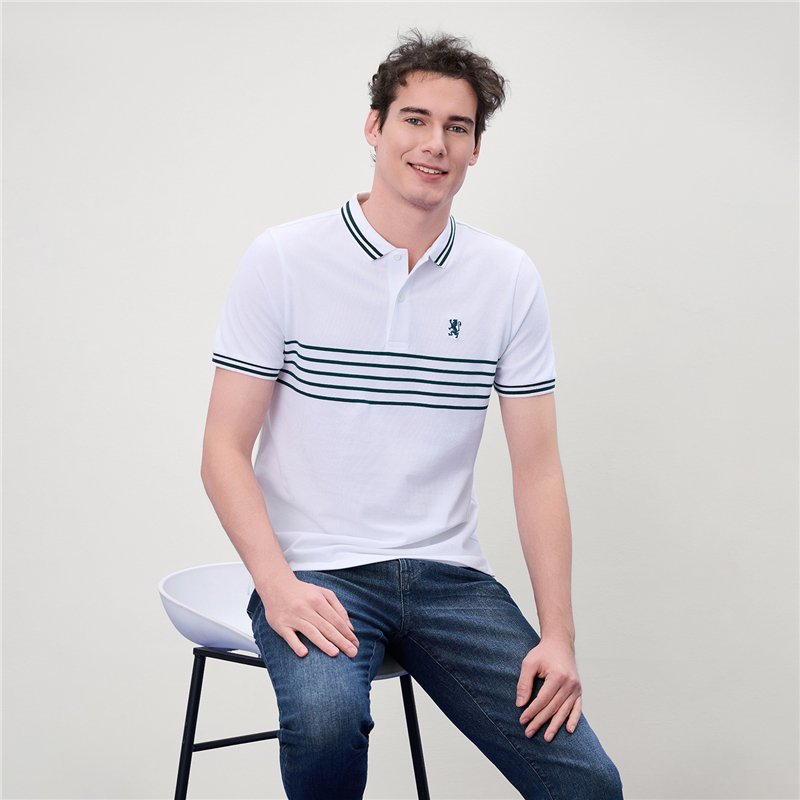 Men's Stripe Polo