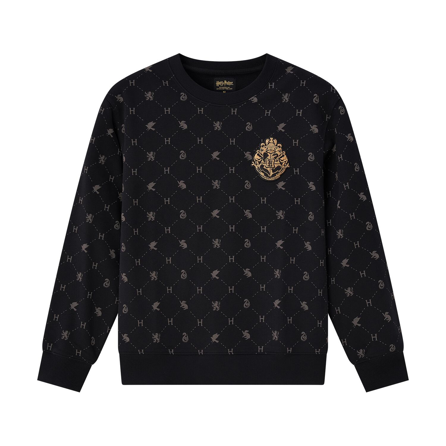Men's Harry Potter All-Over Print Pullover - Cotton Polyester - Limited Edition Collection