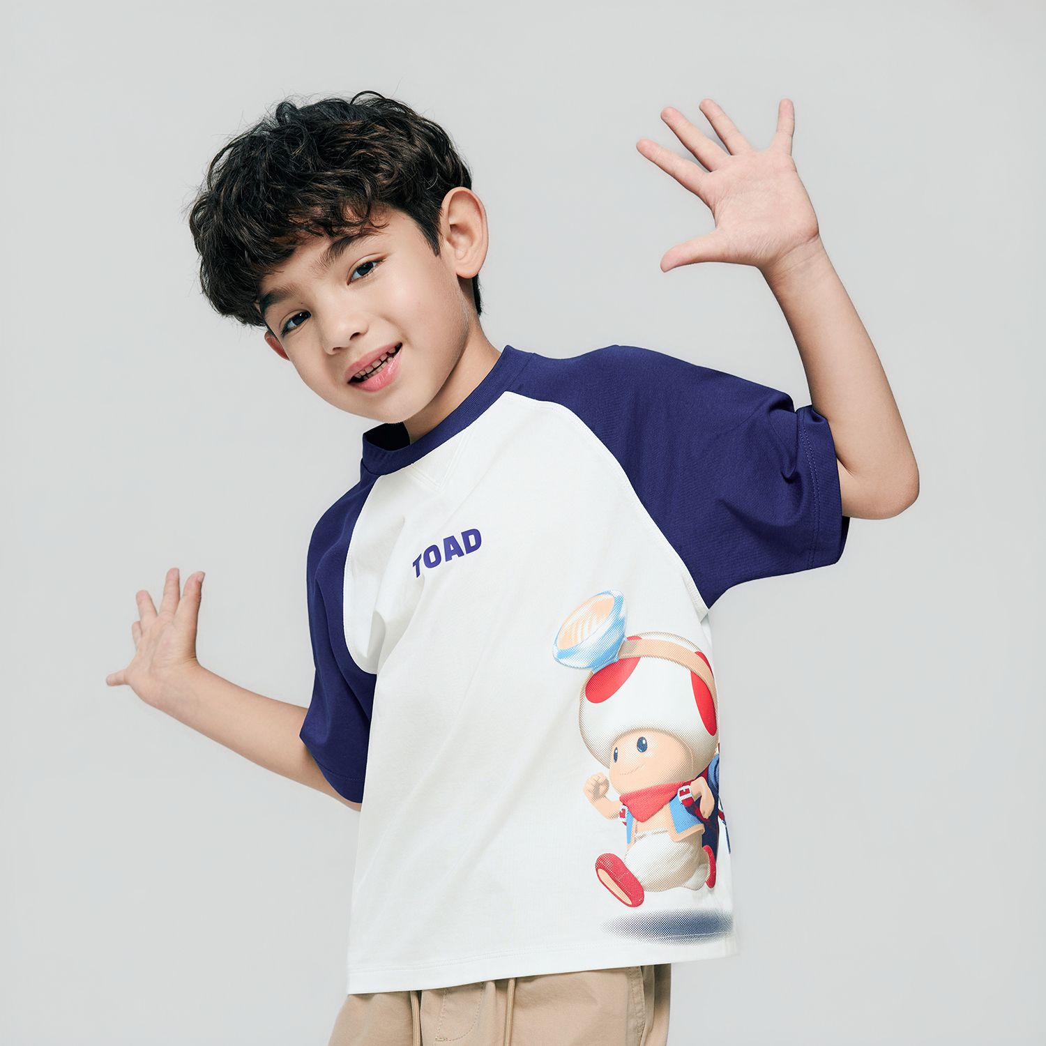 Junior Super Mario Relaxed Print Tee