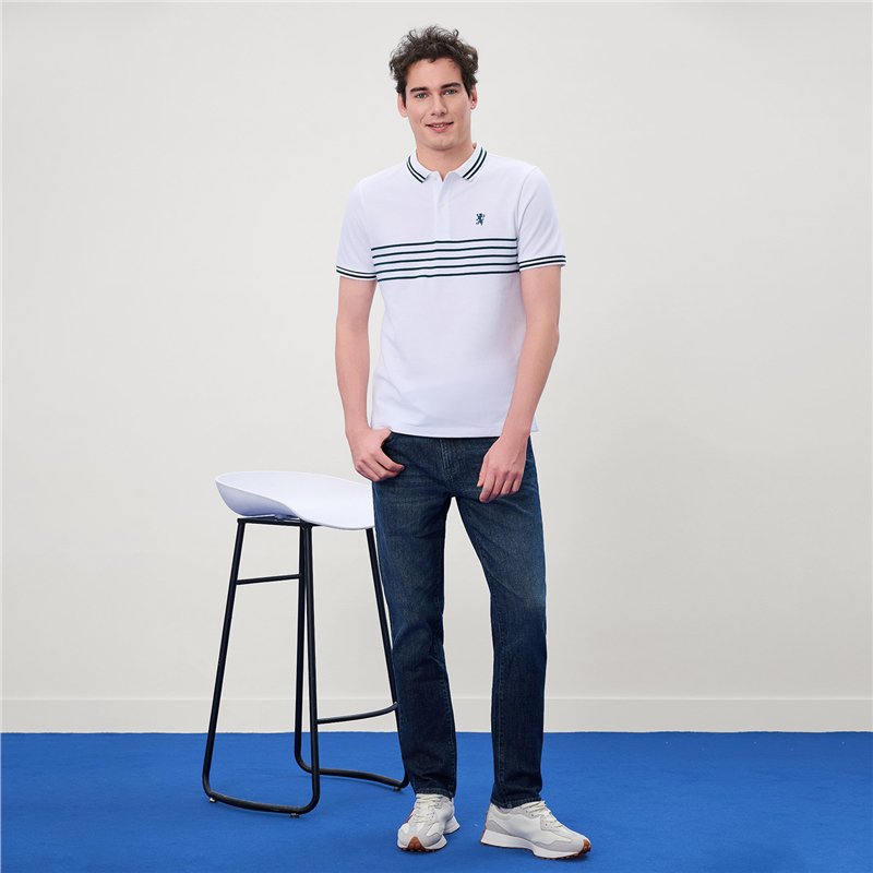Men's Stripe Polo