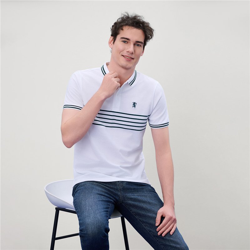 Men's Stripe Polo