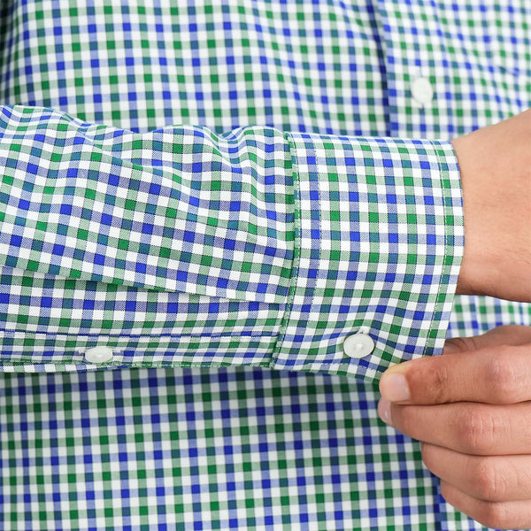 Men's Wrinkle-Free Long Sleeve Cotton Oxford Shirt