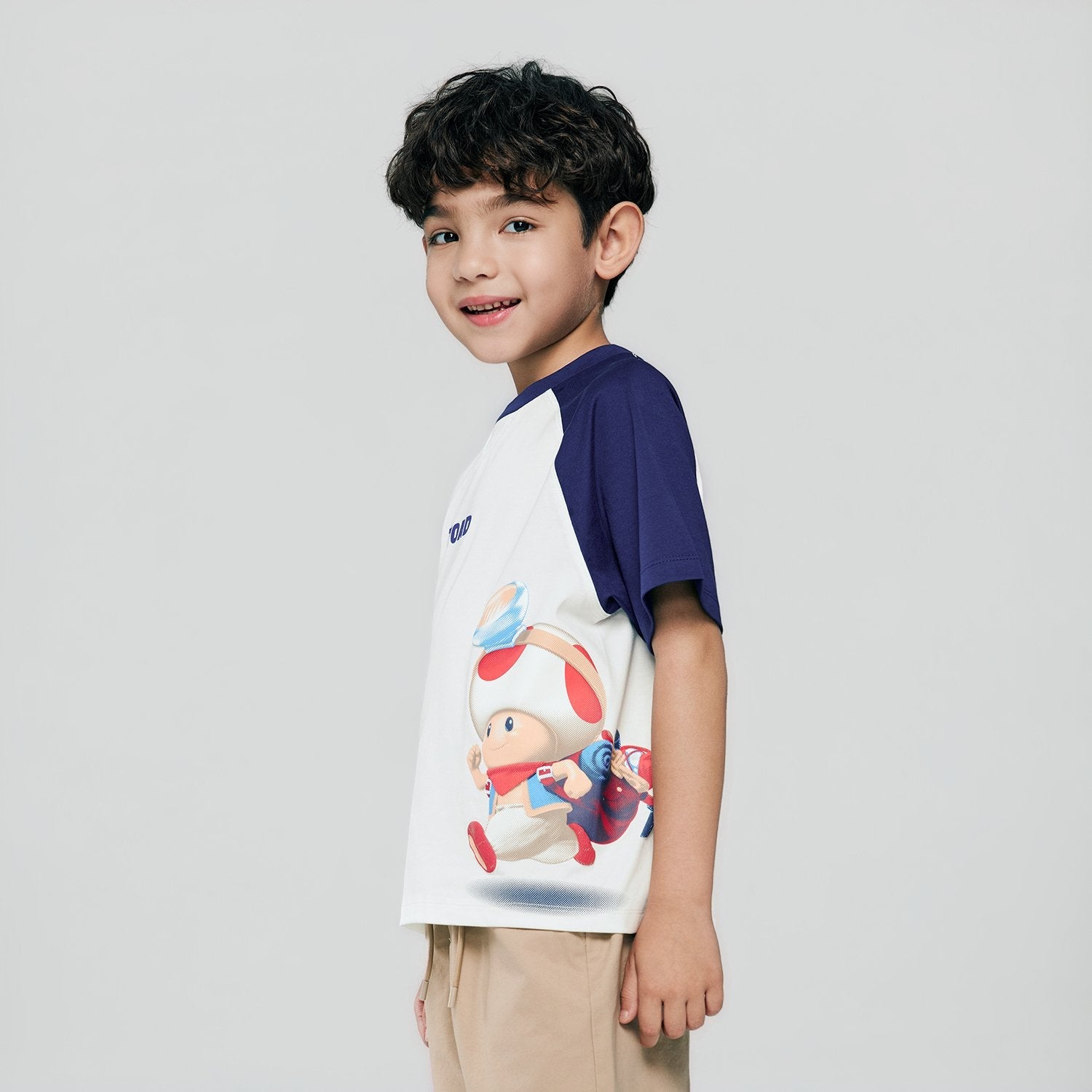 Junior Super Mario Relaxed Print Tee