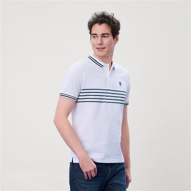 Men's Stripe Polo