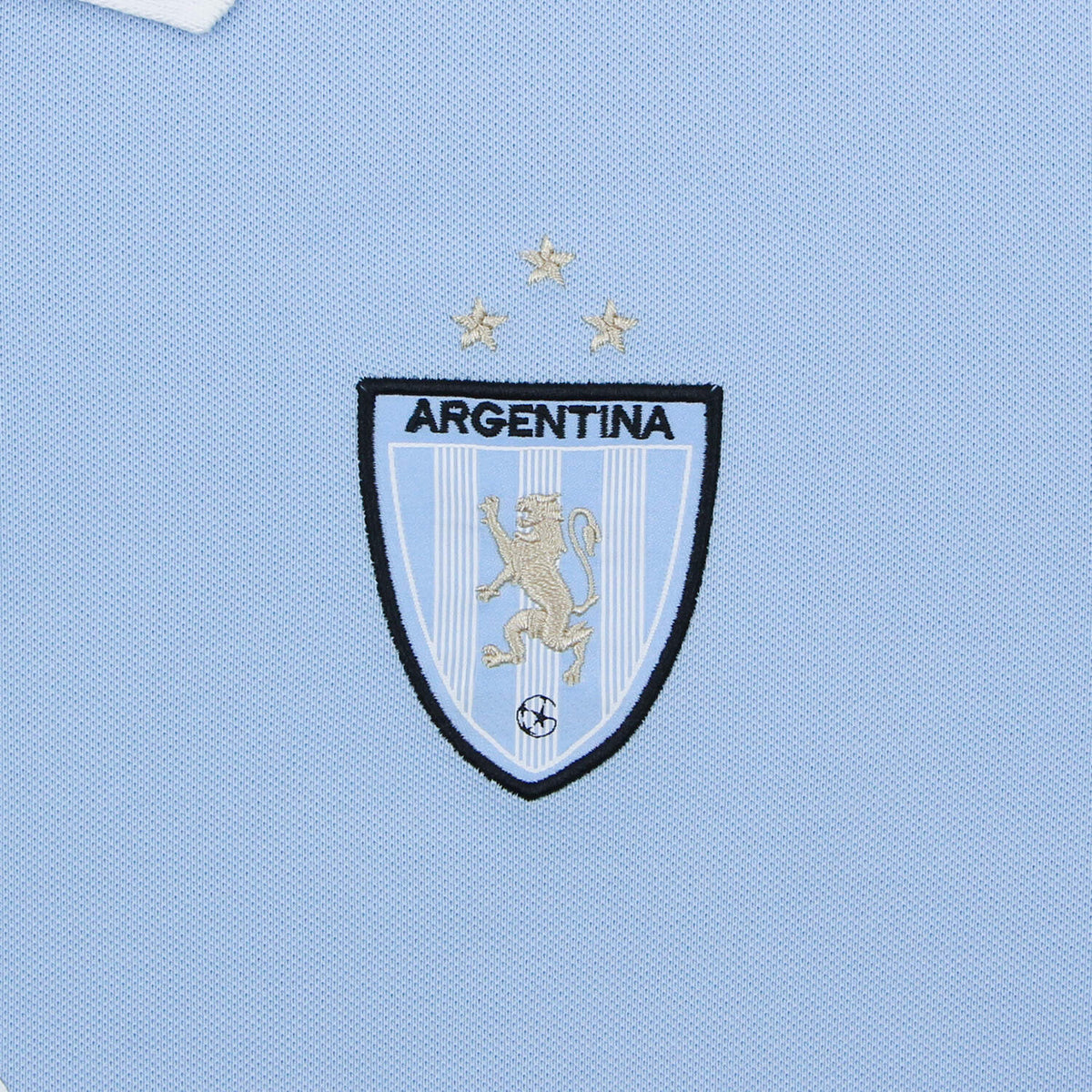 Men Slim Cotton Lycra World Cup Embroidered Polo