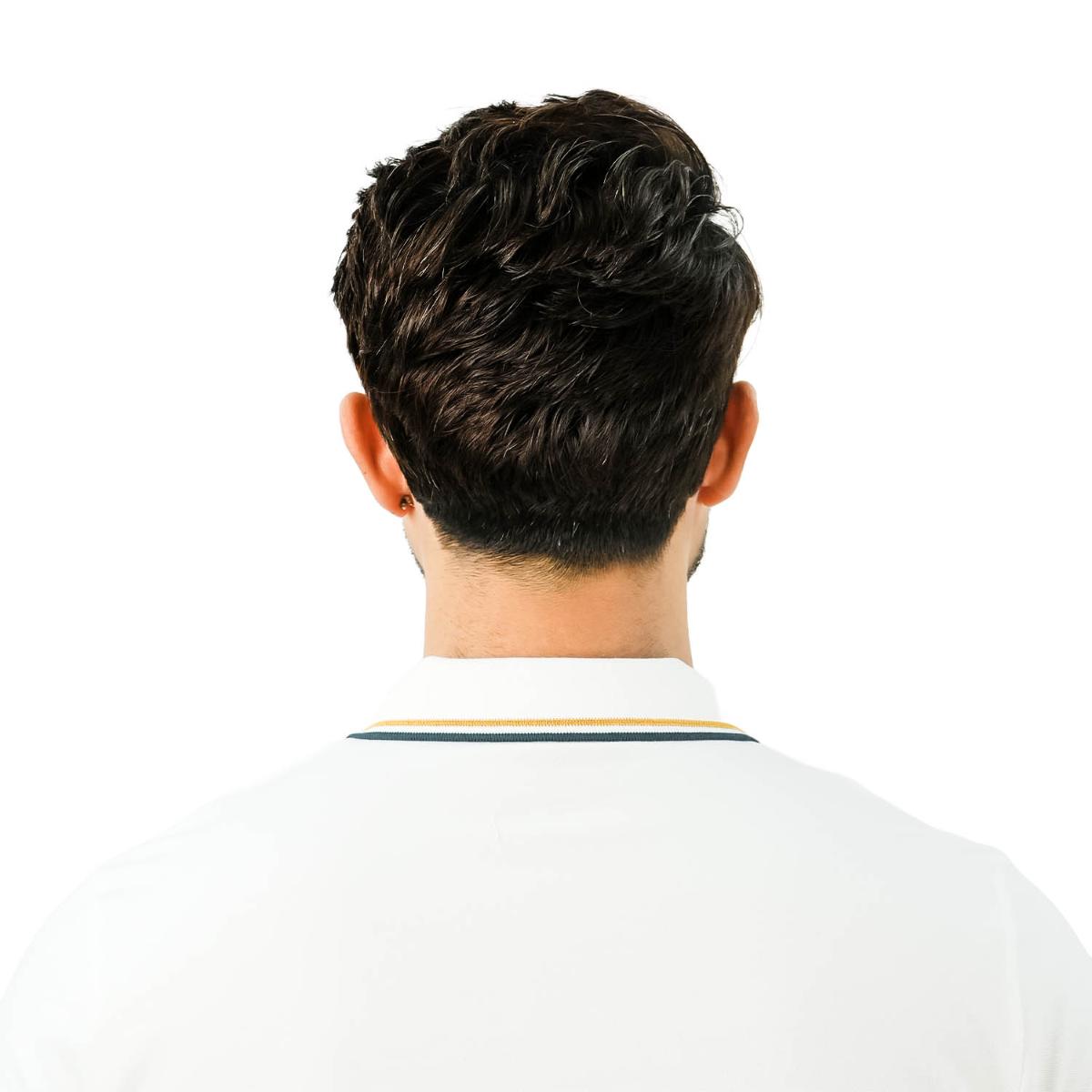 Men's 3D Lion Polo: Slim Fit, Bold Embroidery, Premium Pique