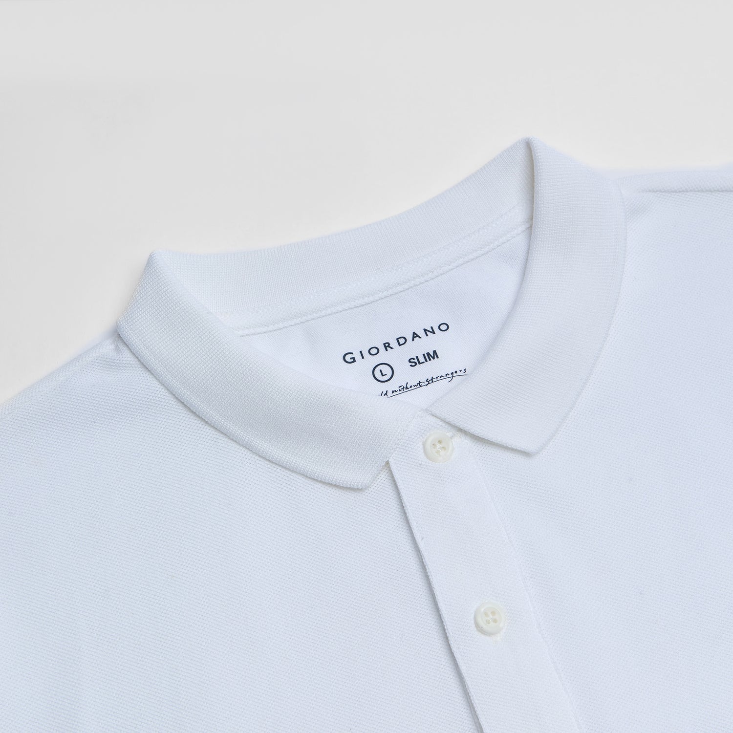 Men's Cotton Slim Fit Stripe Polo