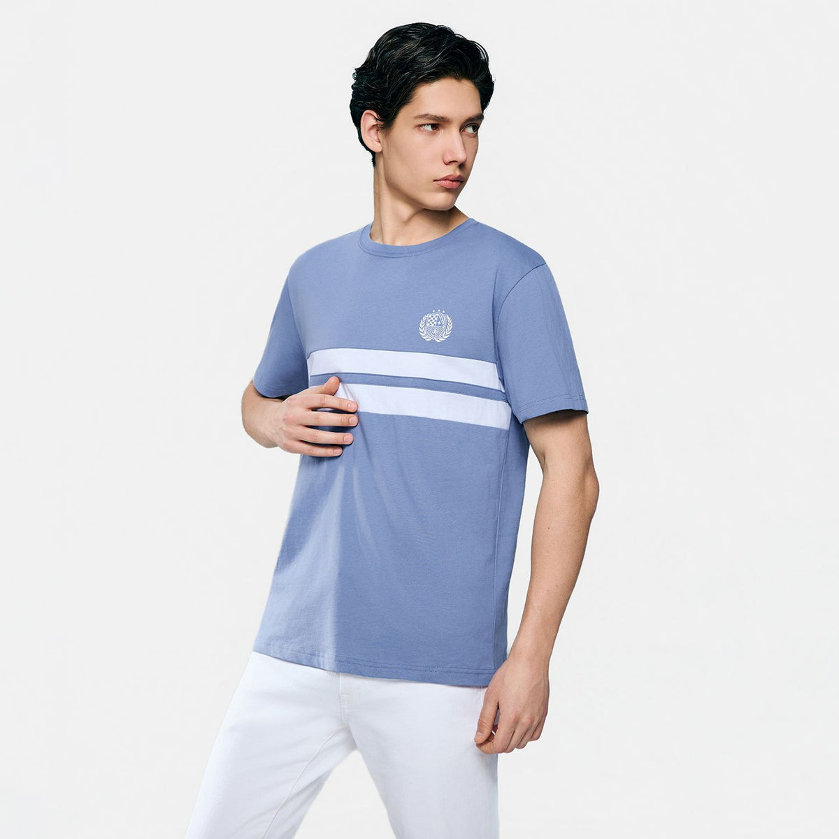 Men's Slim Cotton Heritage Stripe Tee