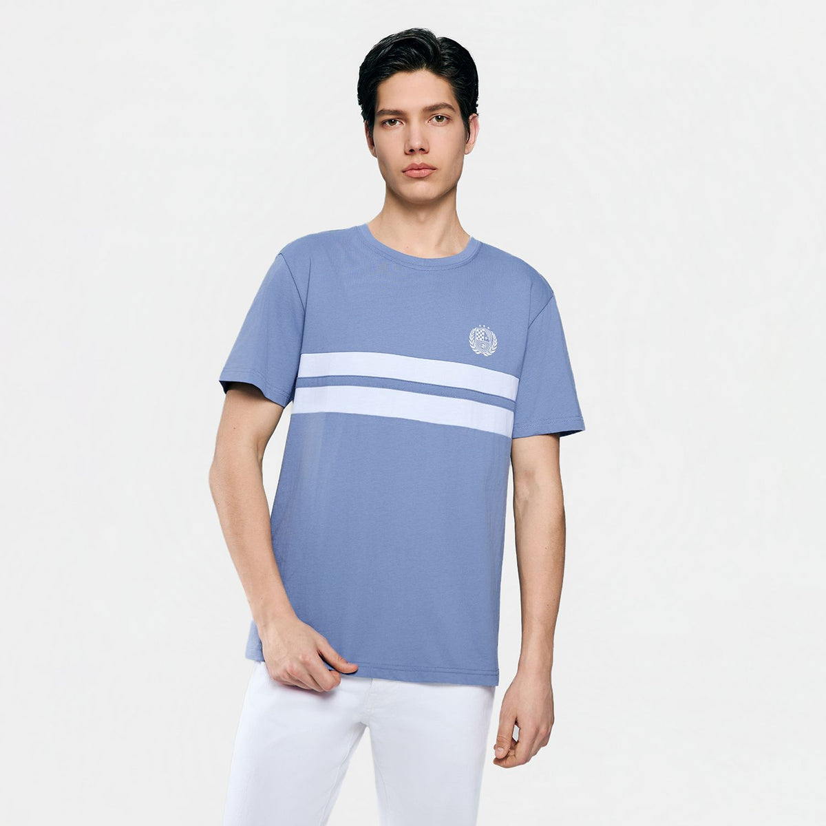 Men's Slim Cotton Heritage Stripe Tee