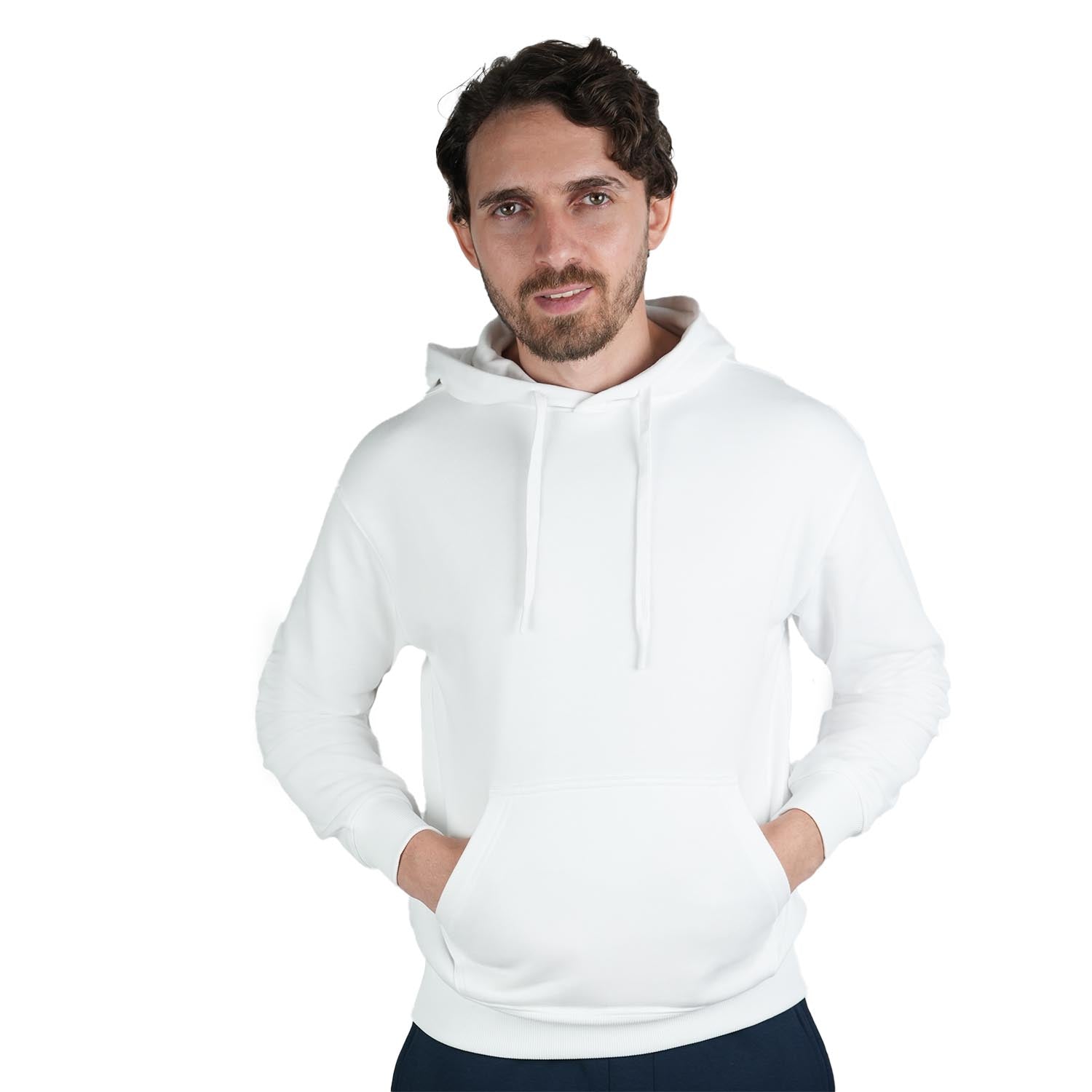 Men's Relaxed Fit French Terry Hoodie Sweatshirt