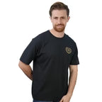 Men’S Relaxed Fit Printed Crew Neck Cotton Jersey Tee