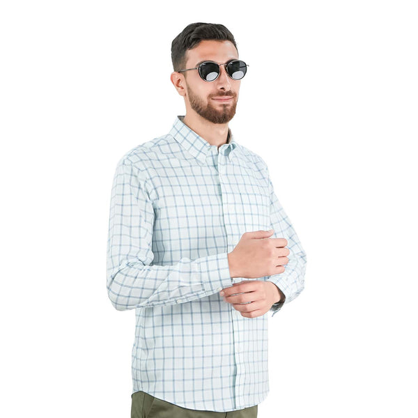 Men's Wrinkle-Free Long Sleeve Cotton Oxford Shirt