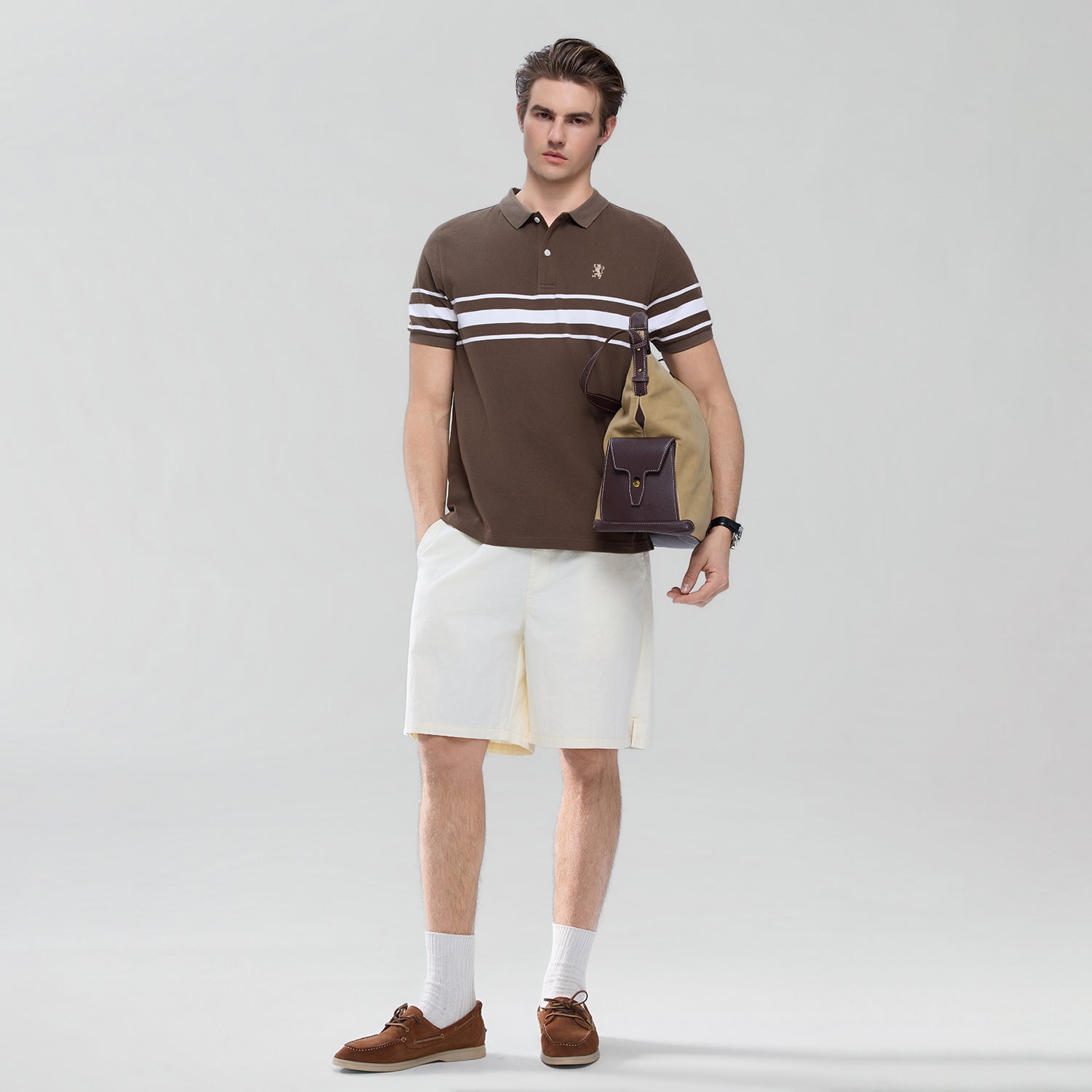 Men's Stripes Polo