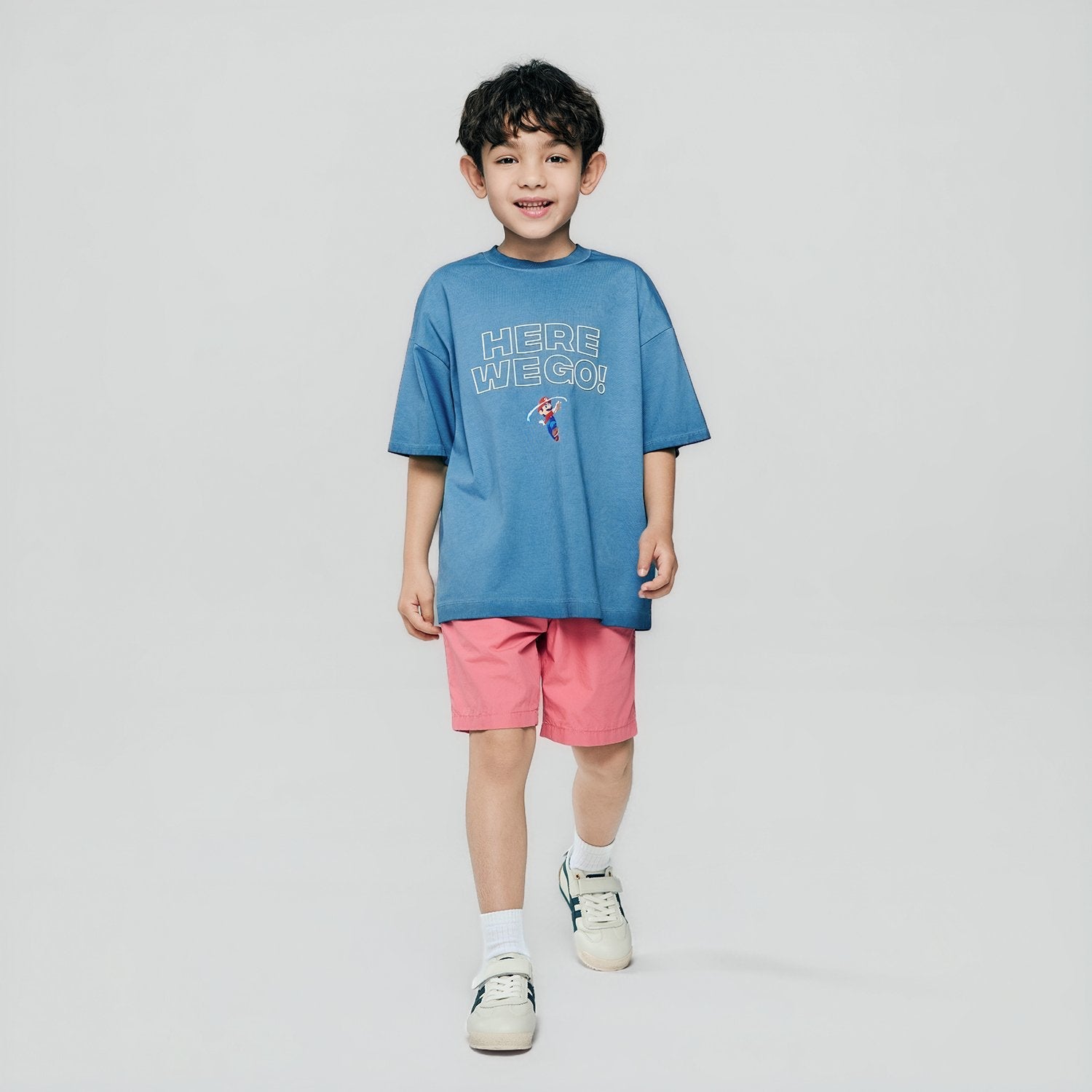 Junior Super Mario Oversized Print Tee