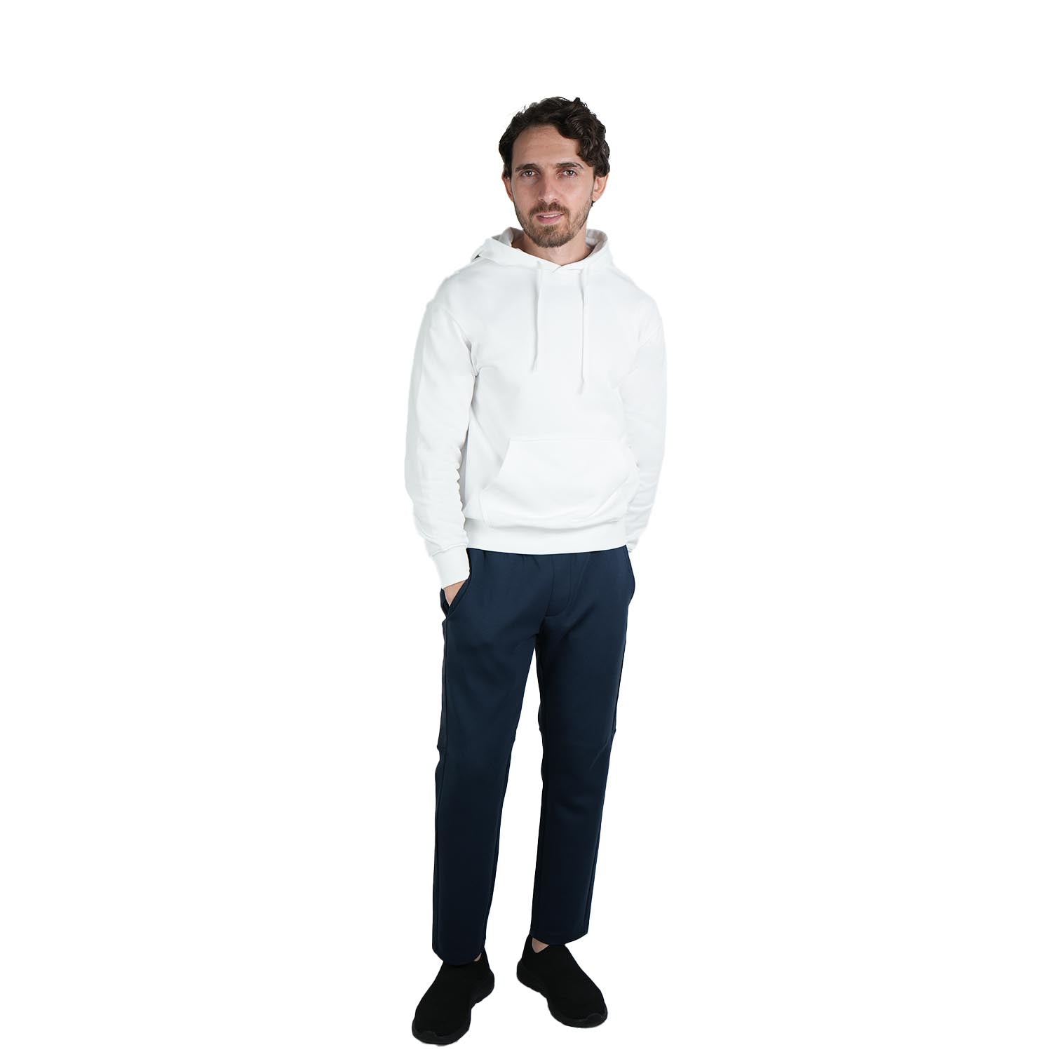 Men's Relaxed Fit French Terry Hoodie Sweatshirt