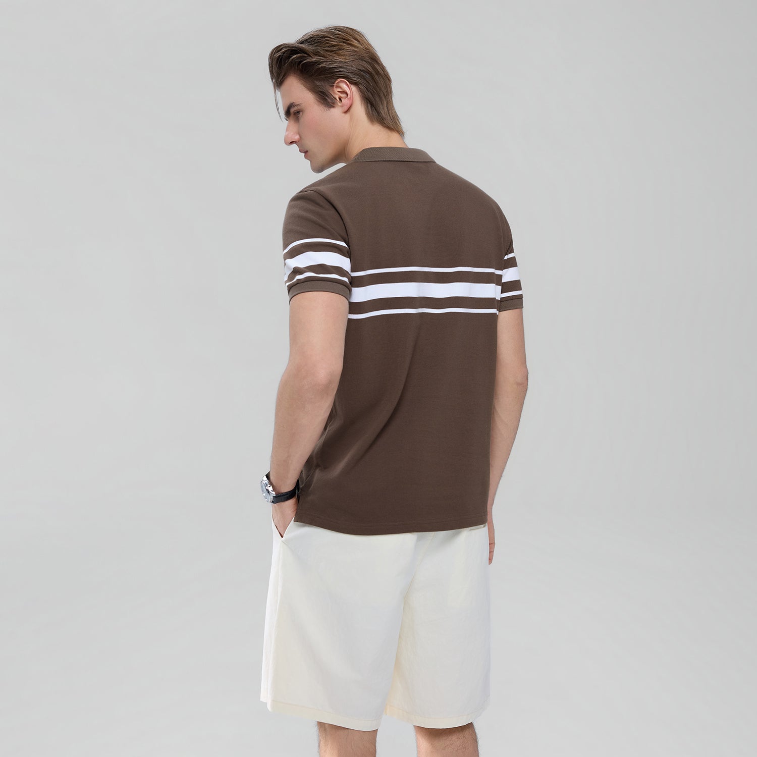 Men's Stripes Polo