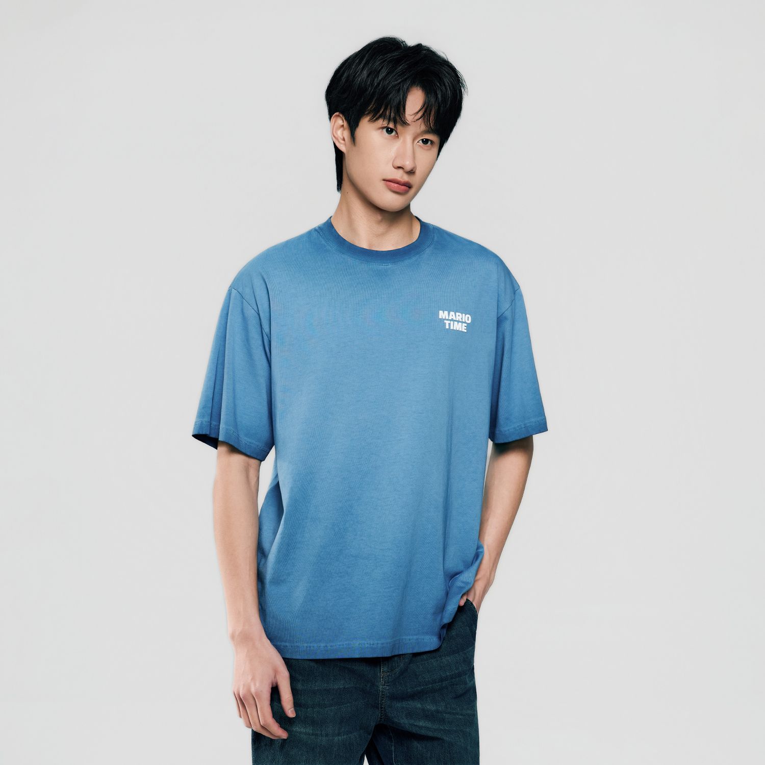 Men's Super Mario Loose Fit Print Tee