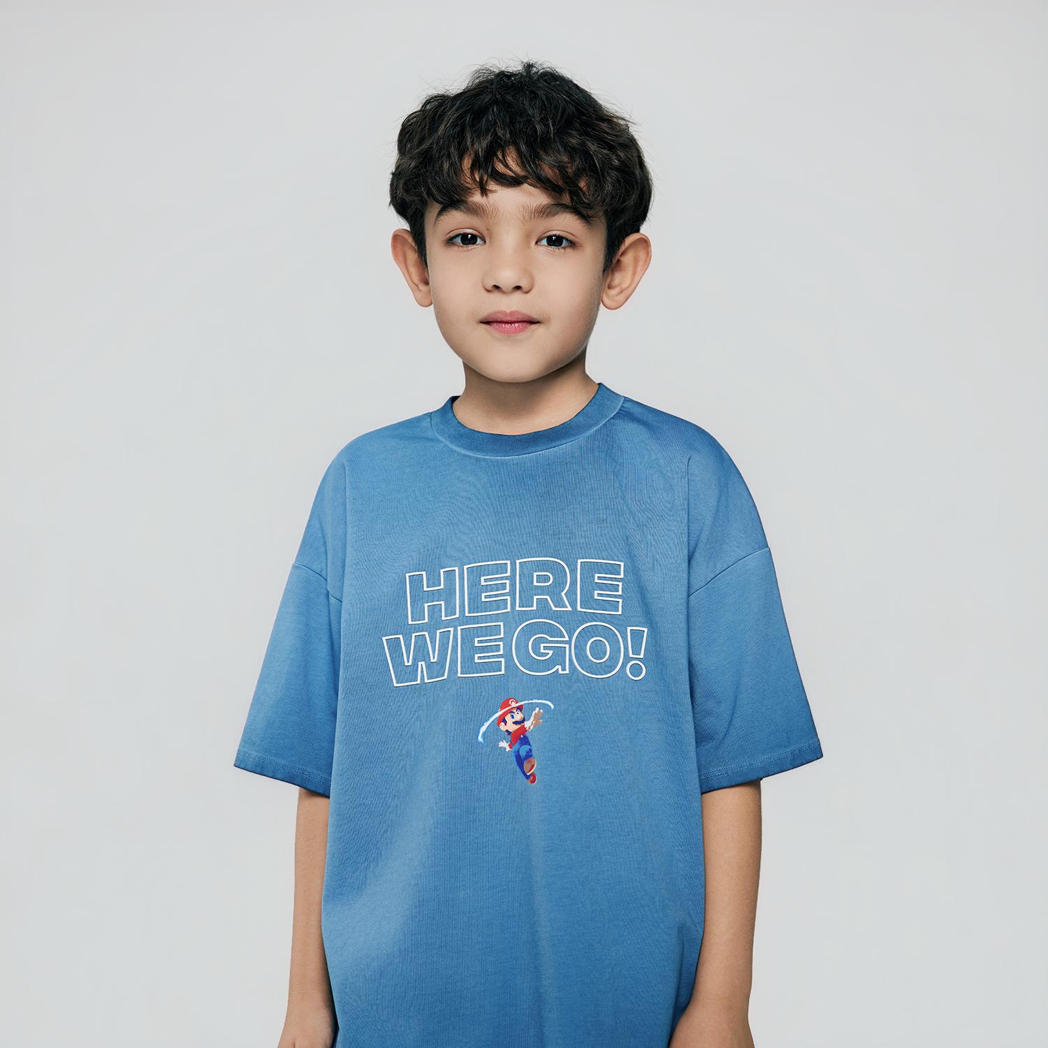 Junior Super Mario Oversized Print Tee