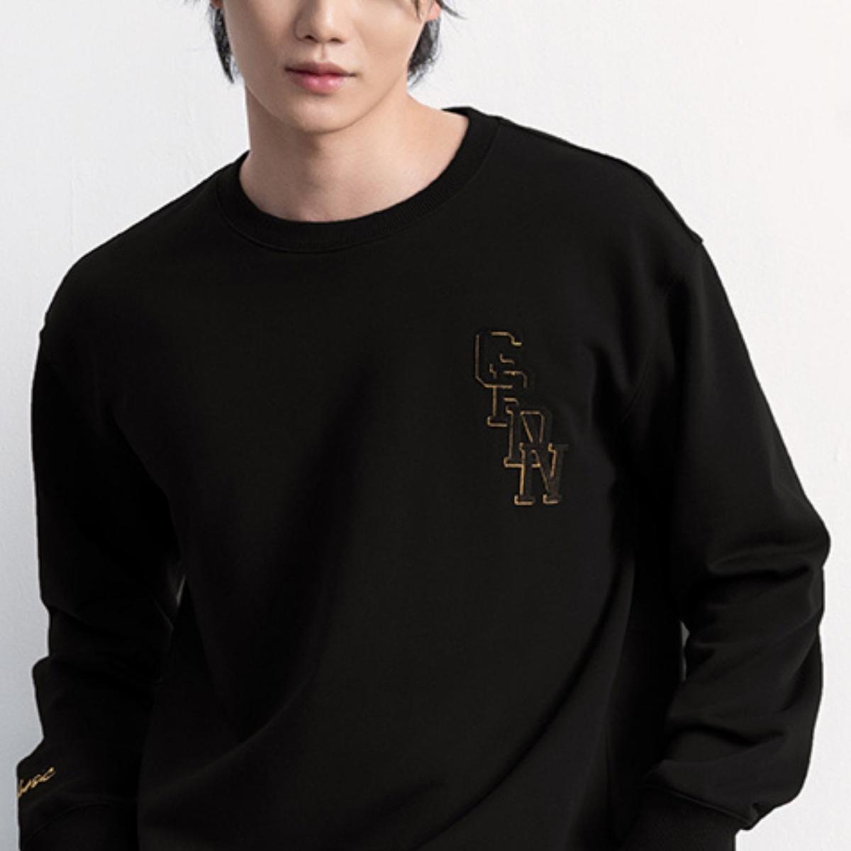 Men's Relaxed Fit Printed French Terry Pullover