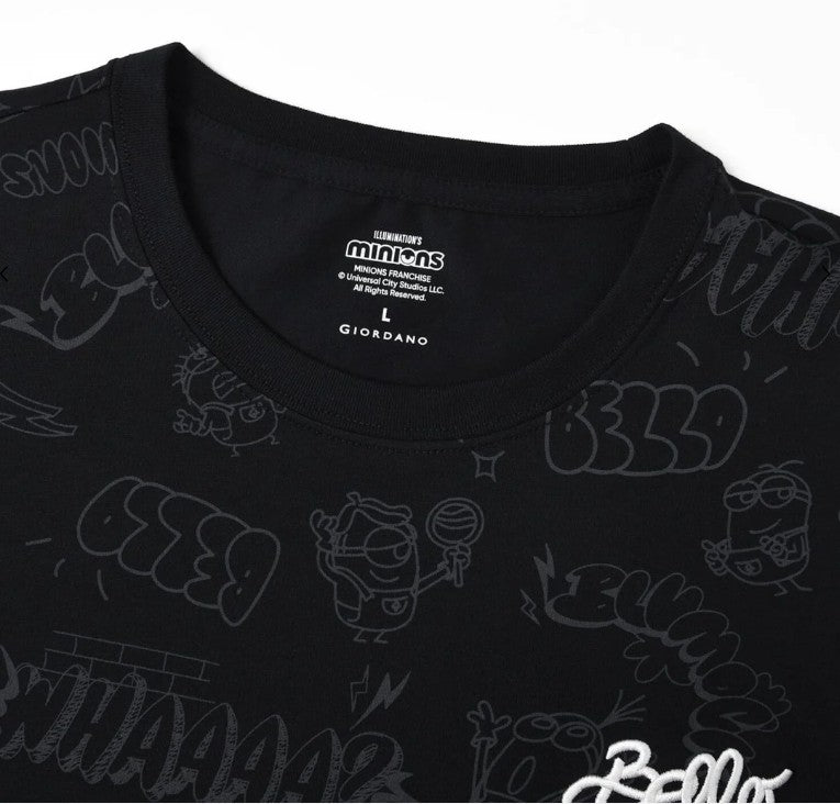 CTN/PLYSTR JRSY CRW NCK SS RLX PRNT  PRNT TE (GLB