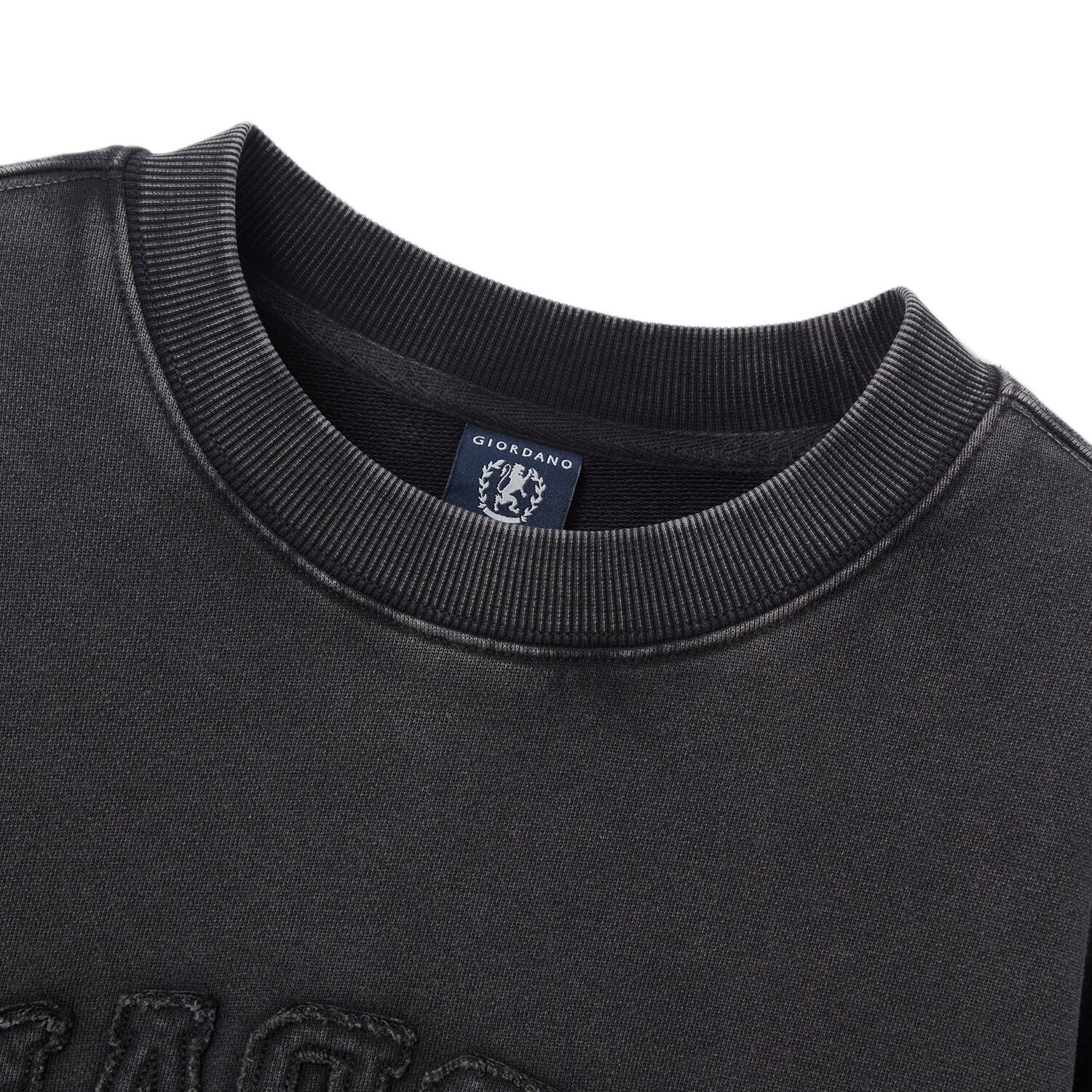 Men’s French Terry Crew Neck Printed Sweatshirt