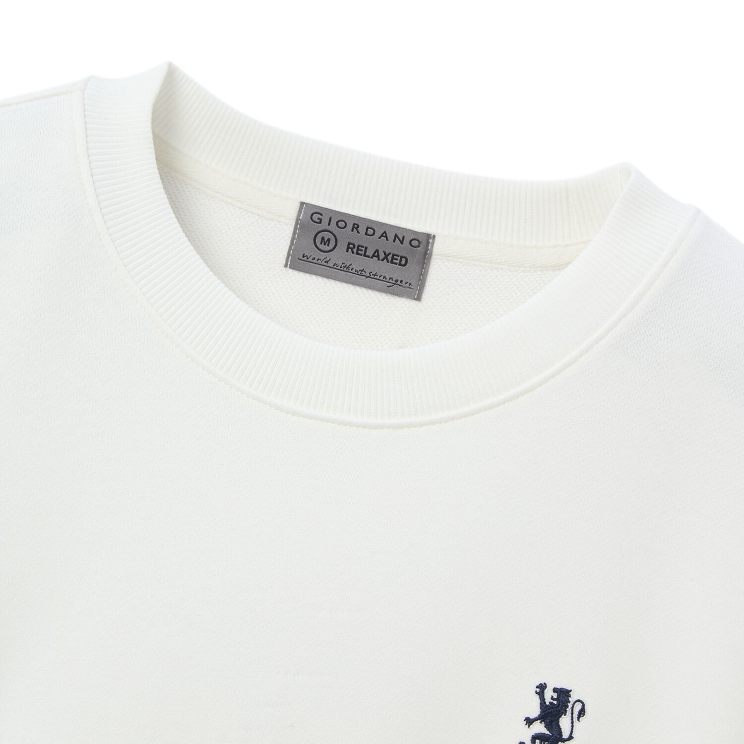 Men’s French Terry Crew Neck Relaxed Fit Sweatshirt