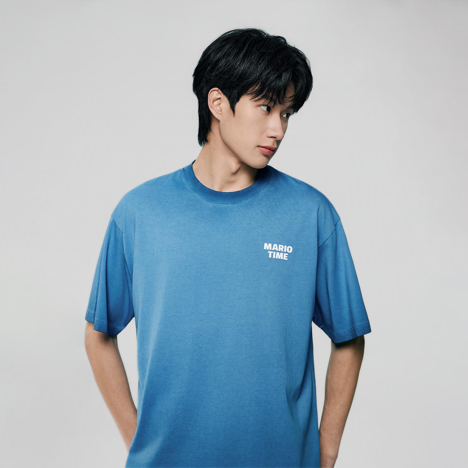 Men's Super Mario Loose Fit Print Tee