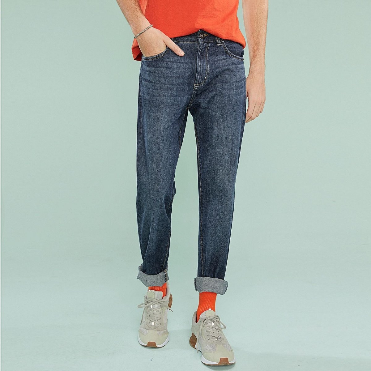 Men’s Skinny Tapered Stretch Denim