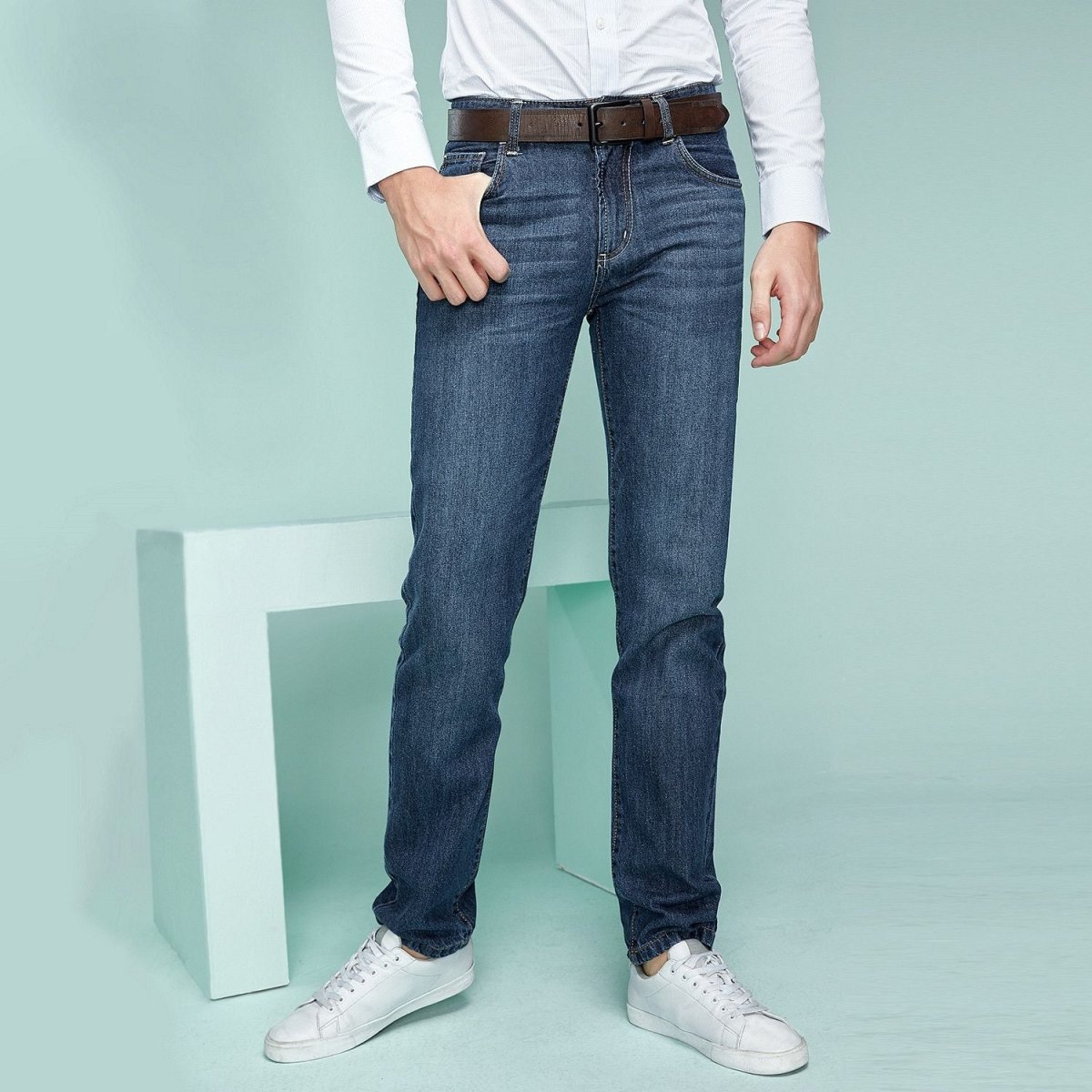 Men’s Skinny Tapered Stretch Denim
