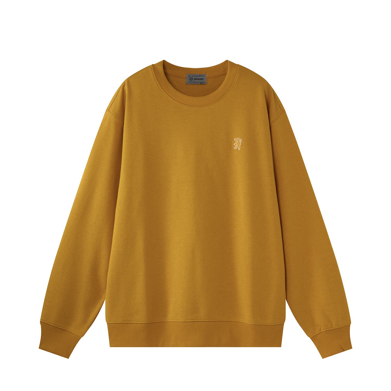 Men’s French Terry Crew Neck Relaxed Fit Sweatshirt