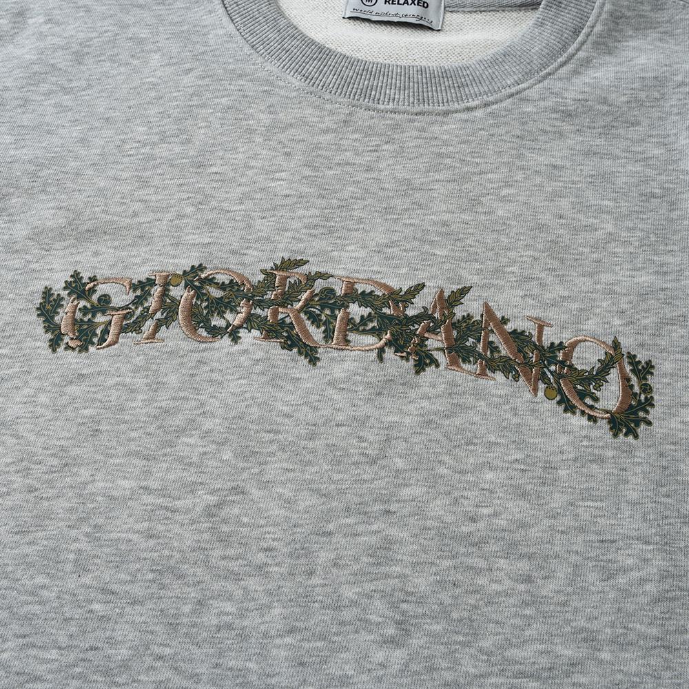 Men’S Relaxed French Terry Crew Neck Graphic Sweatshirt