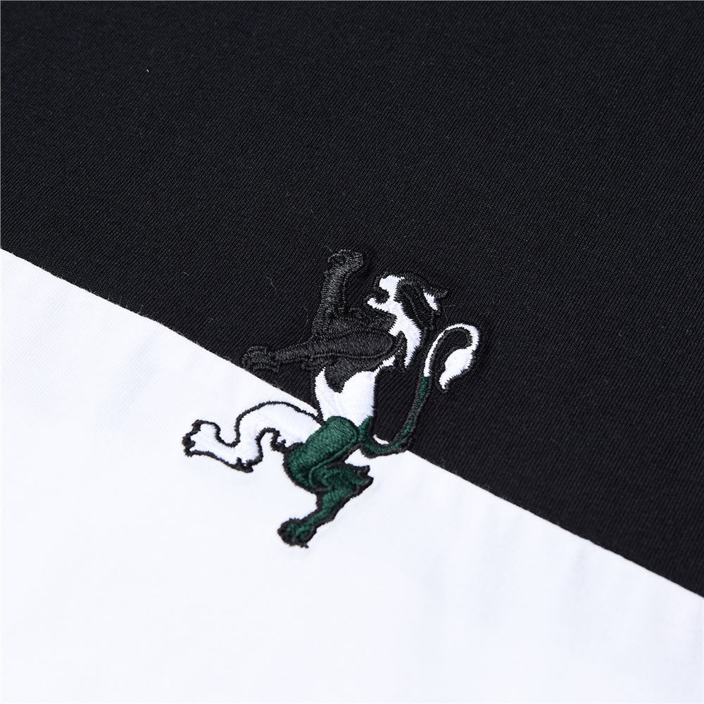 Men's Relaxed Interlock Crew Neck Tee With Embroidery