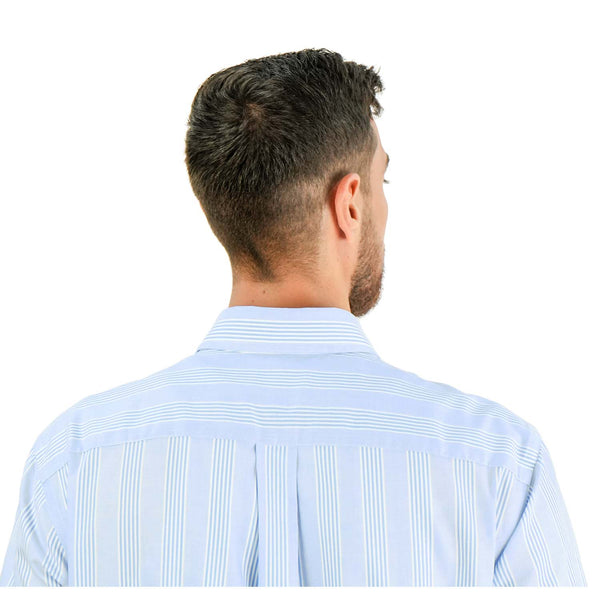 Men's Wrinkle-Free Long Sleeve Cotton Oxford Shirt