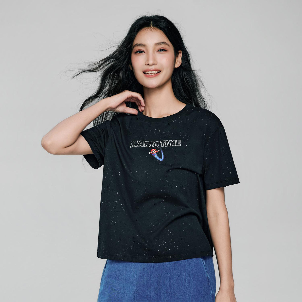 Women's Super Mario Relaxed PrintTee